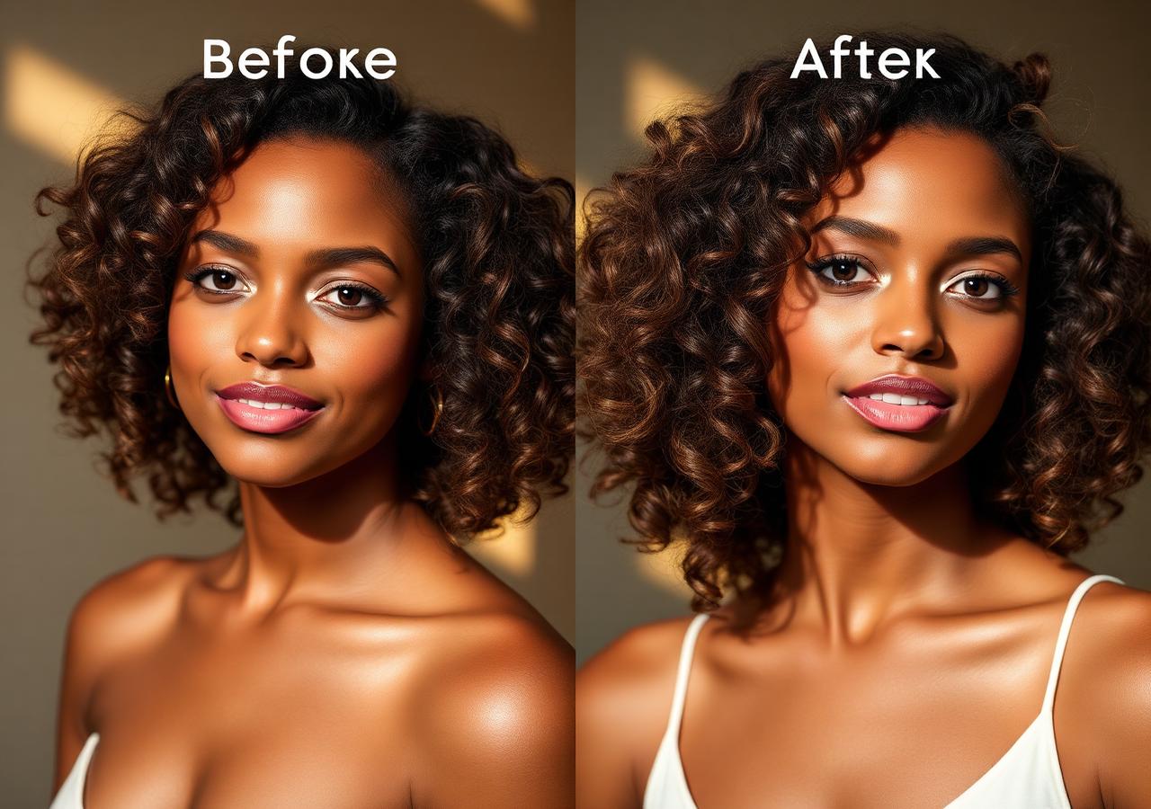 Antes e depois